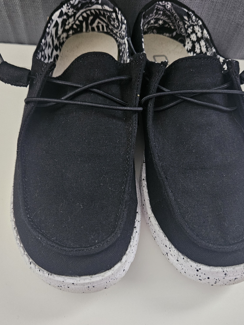 Hey Dude Women's Black Wally Shoe - Casual Slip-On - Picture 4 of 7